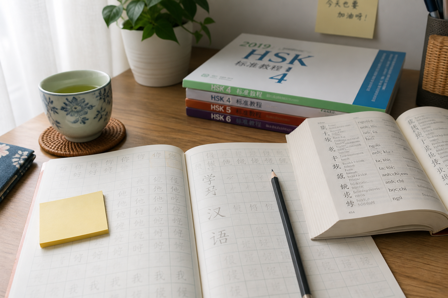 Không gian luyện thi HSK tại Khả Văn Quảng Ngãi